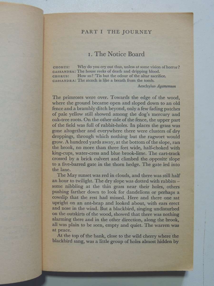 Silverglass - J.F. RivkinWatership Down - Richard Adams