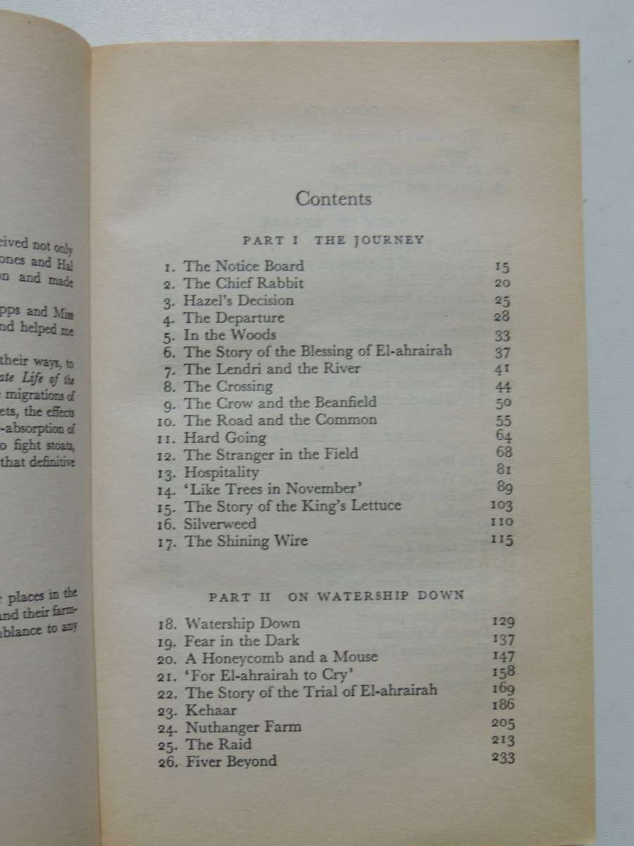 Watership Down- Richard Adams