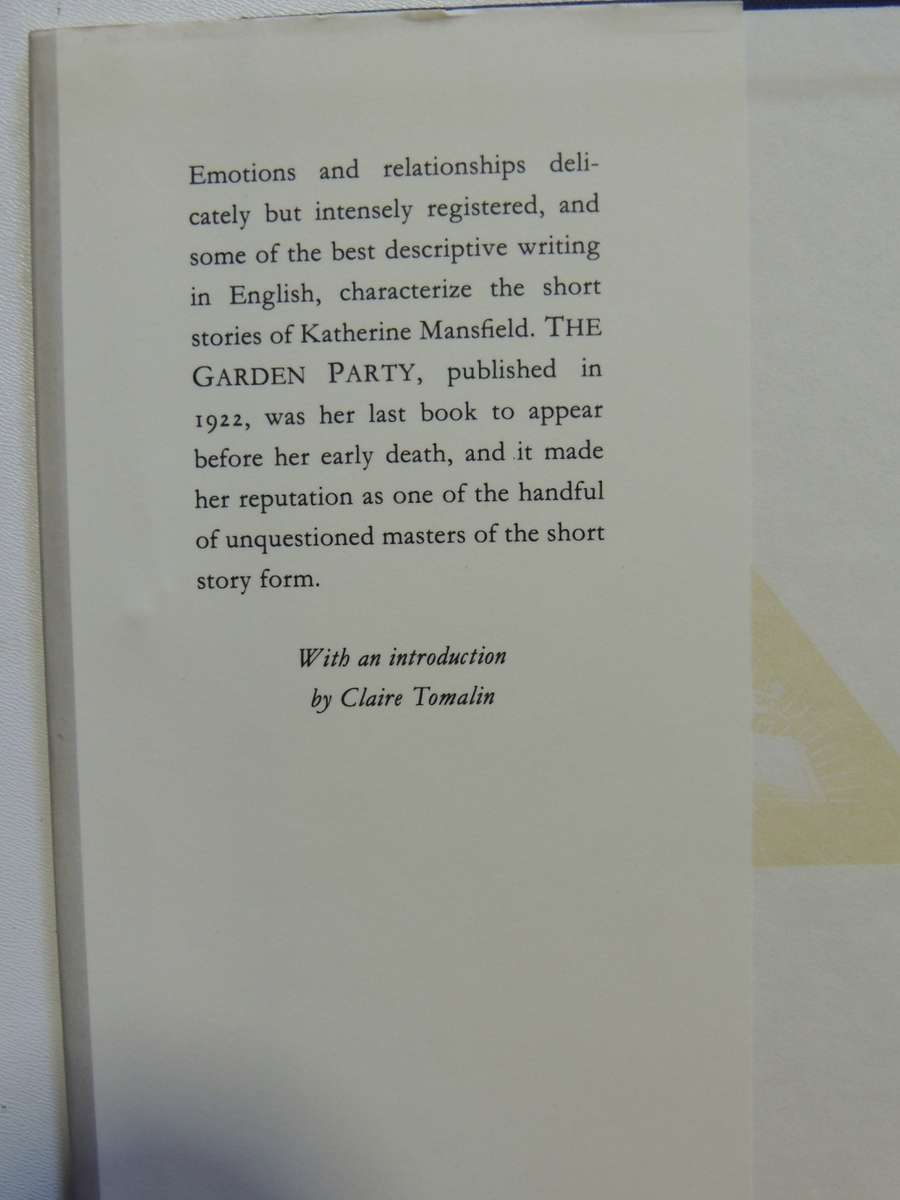 The Garden Party And Other Stories - Katherine Mansfield