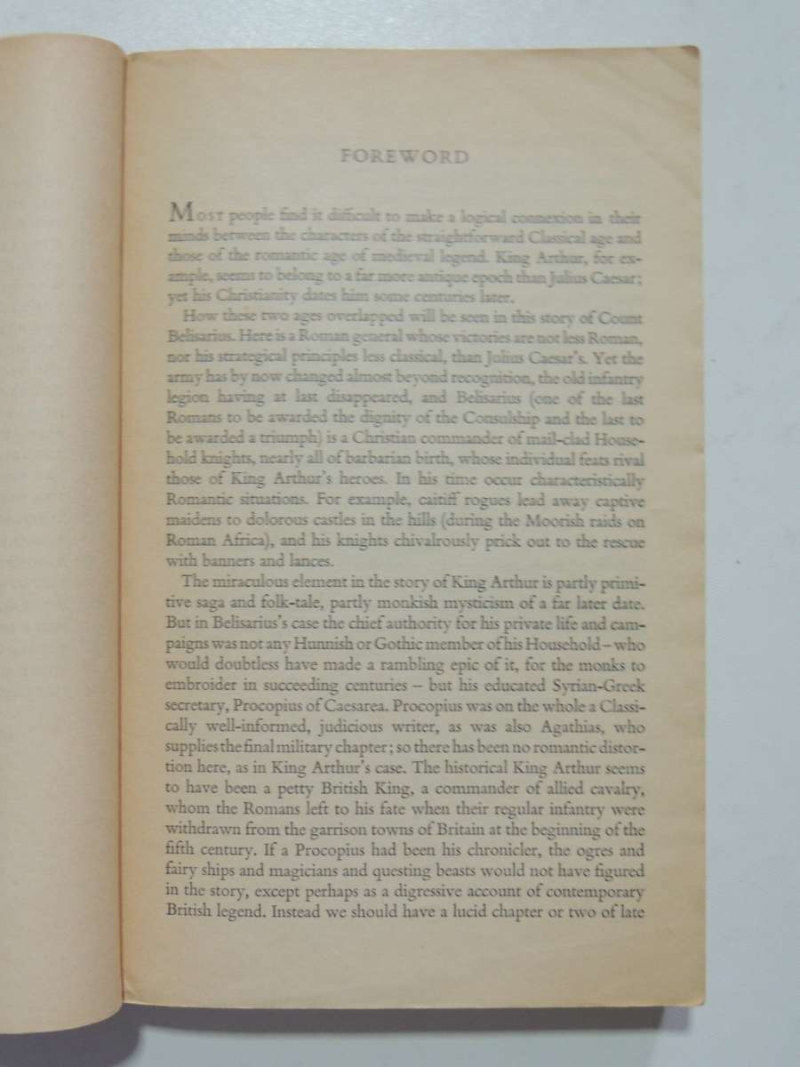 Count Belisarius,The Whole Roman Empire Loved Belisarius, Except The Emperor,Who Hated Him -R Graves