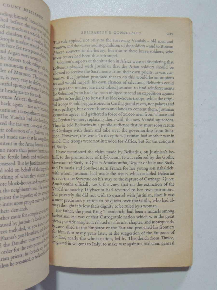 Count Belisarius,The Whole Roman Empire Loved Belisarius, Except The Emperor,Who Hated Him -R Graves