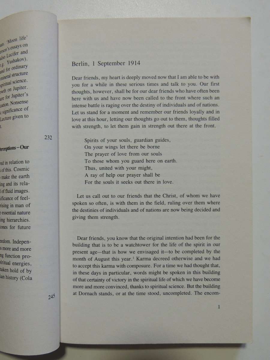 The Destinies Of Individuals And Of Nations- Rudolf Steiner