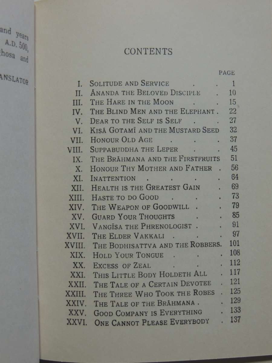 Buddhist Stories- trans. F.L. Woodward