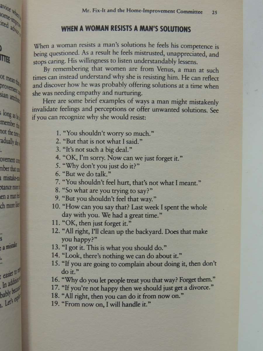 Men Are From Mars, Women Are From Venus,Practical Guide For Improving Communication & ...- John Gray
