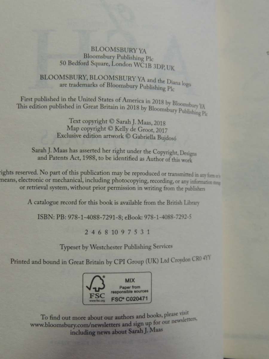 Kingdom Of Ash - The Throne Of Glass Vol 8- Sarah J. Maas