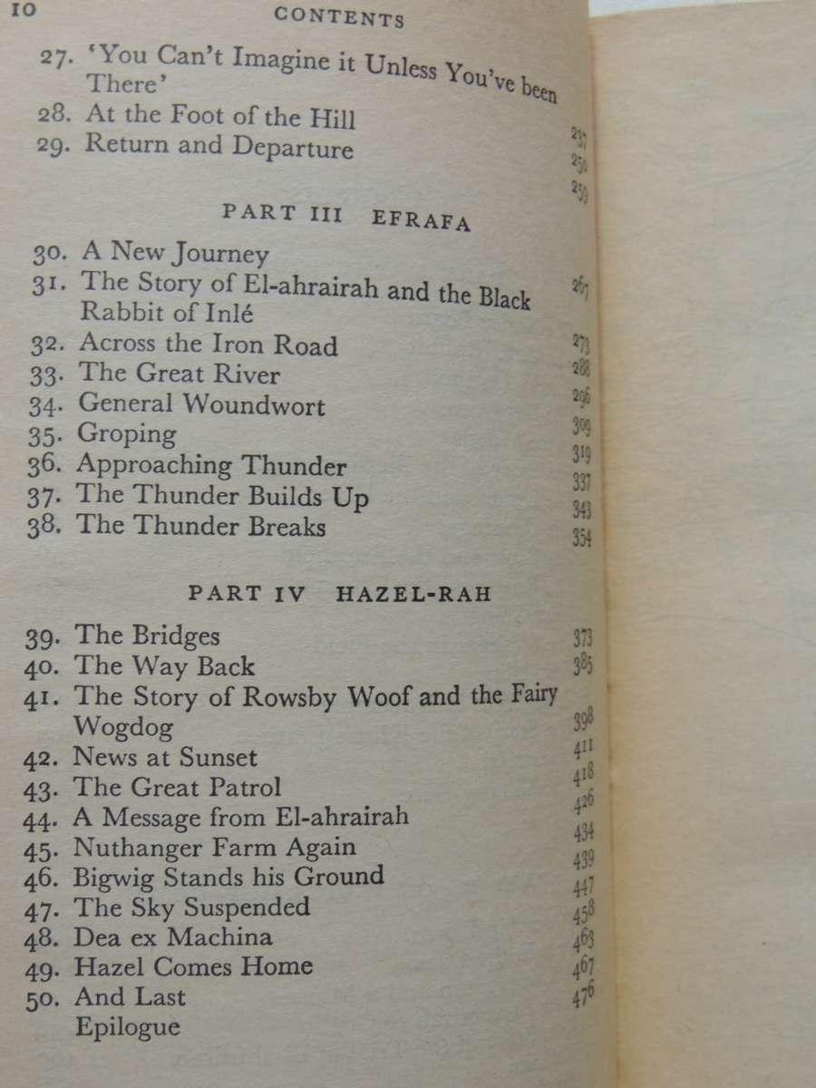 Watership Down- Richard Adams