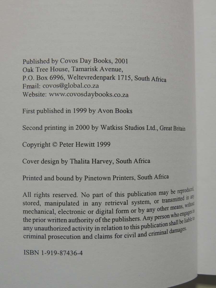 Kenya Cowboy, Police Officer`s Account of The Mau Mau Emergency - Peter Hewitt