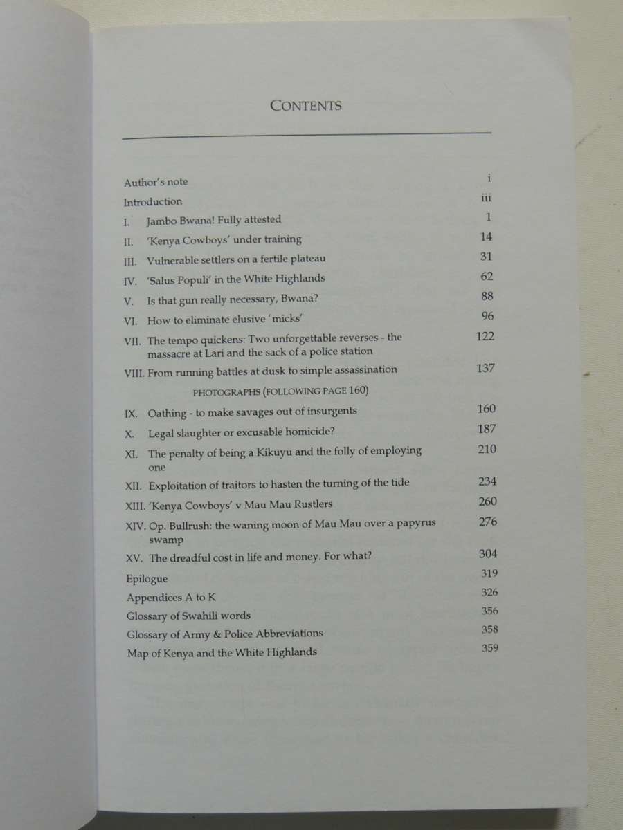 Kenya Cowboy, Police Officer`s Account of The Mau Mau Emergency - Peter Hewitt