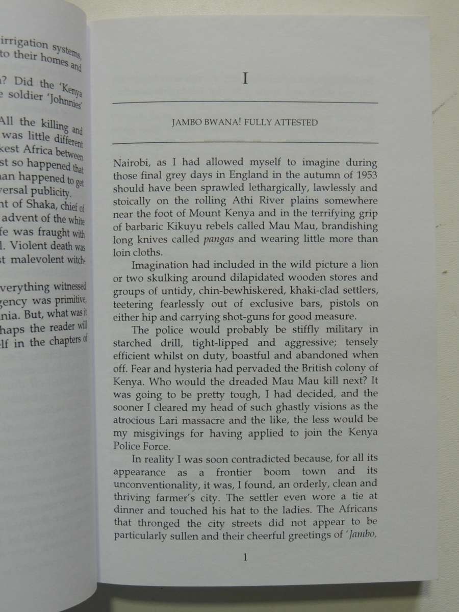 Kenya Cowboy, Police Officer`s Account of The Mau Mau Emergency - Peter Hewitt