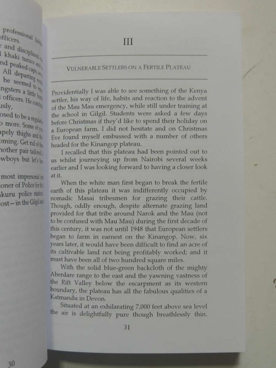 Kenya Cowboy, Police Officer`s Account of The Mau Mau Emergency - Peter Hewitt