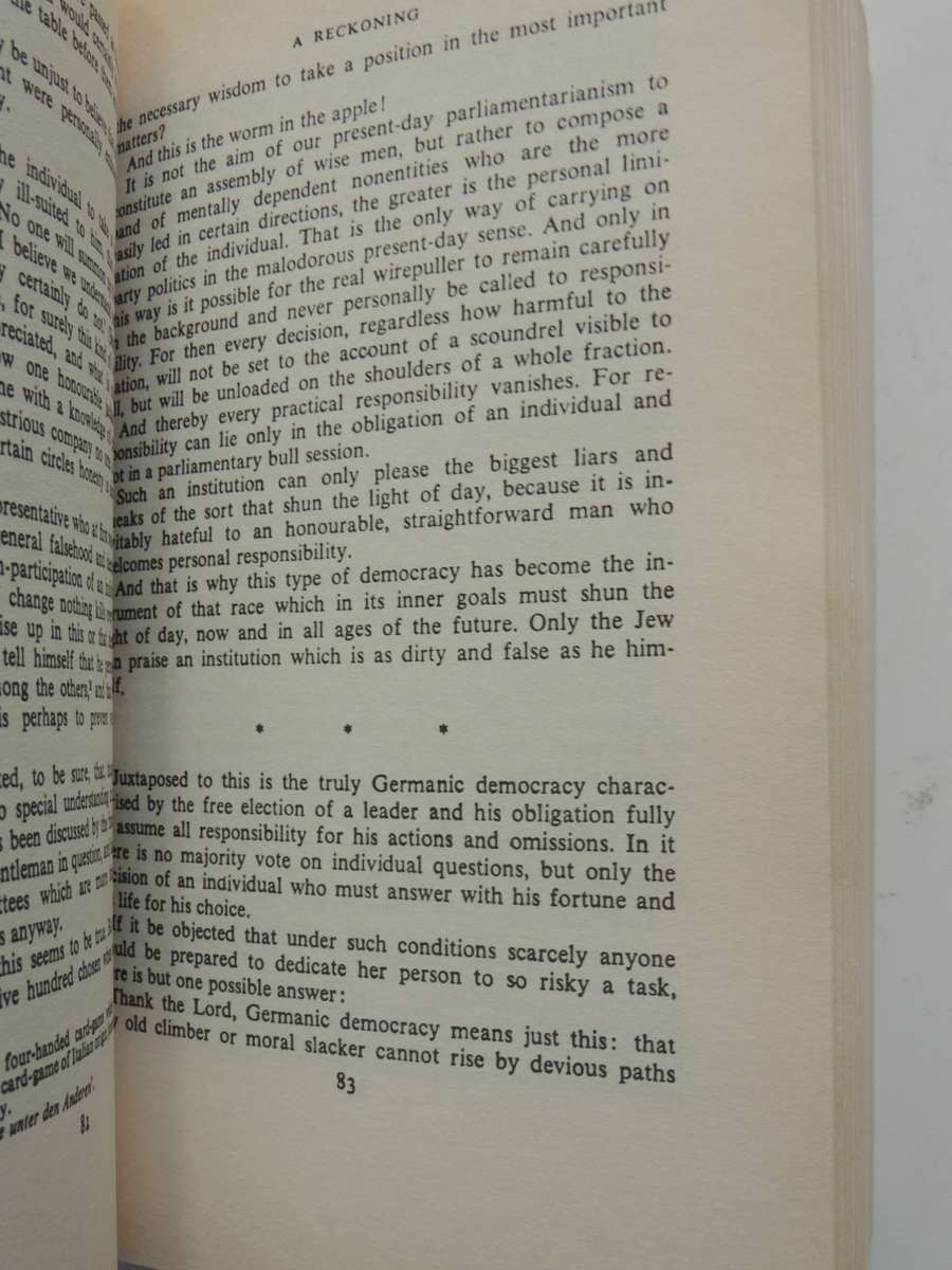 Mein Kampf - Adolf Hitler       Translated by Ralph Manheim