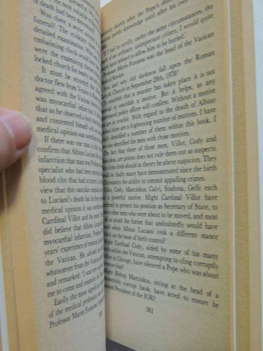 In God`s Name - An Investigation Into The Murder Of Pope John Paul I - David Yallop