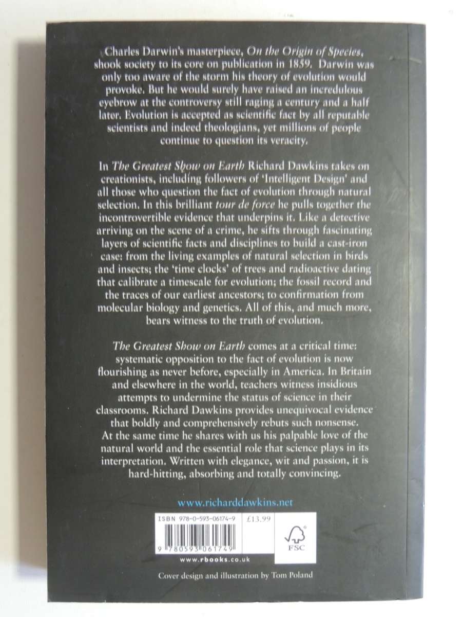 The Greatest Show On Earth - The Evidence For Evolution - Richard Dawkins