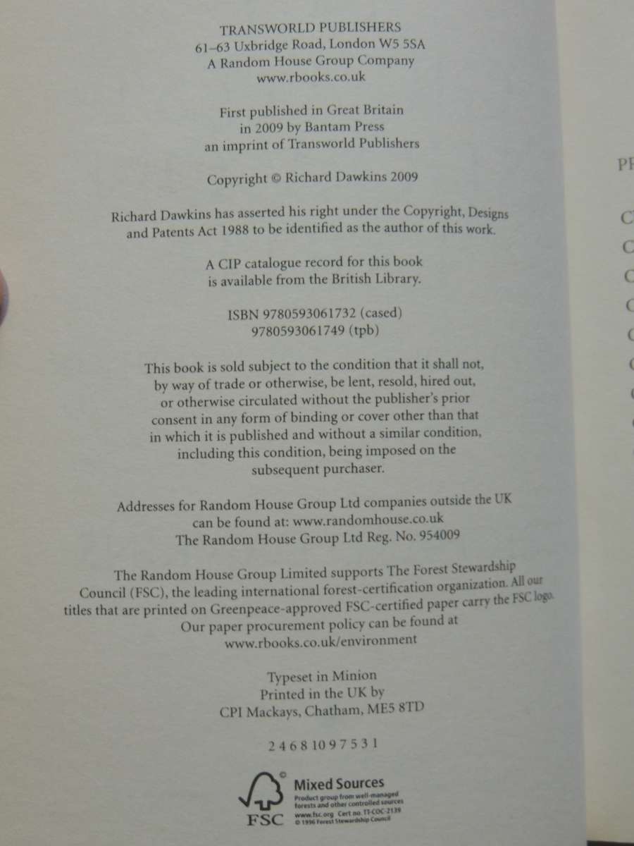 The Greatest Show On Earth - The Evidence For Evolution - Richard Dawkins