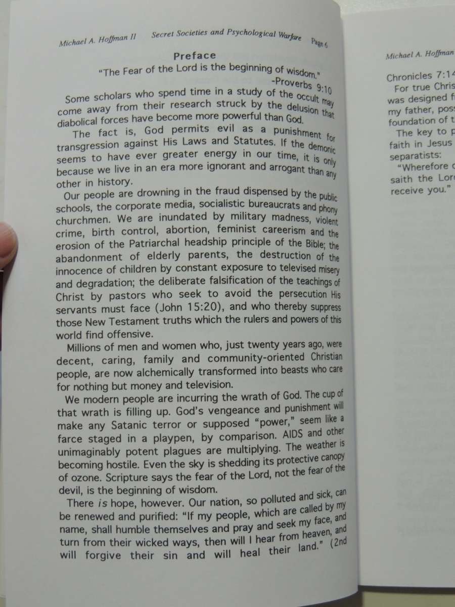 Secret Societies And Psychological Warfare- Michael A. Hoffman II