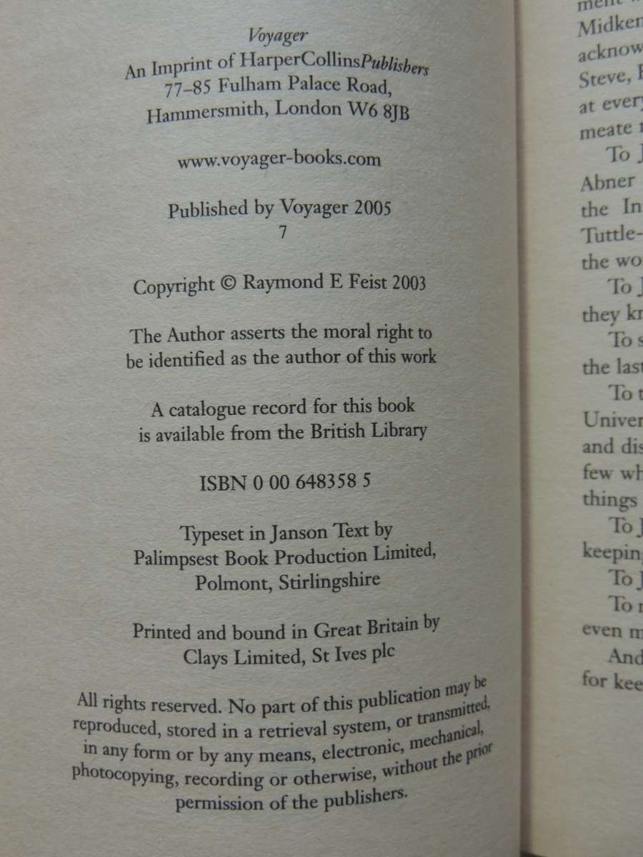 King Of Foxes - Conclave Of Shadows Book 2 - Raymond E. Feist