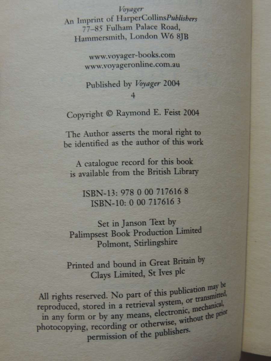 Prince Of The Blood - Raymond E. Feist