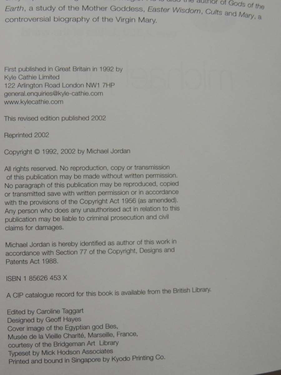 Encyclopedia Of Gods - Over 2,500 Deities Of The World - Michael Jordan