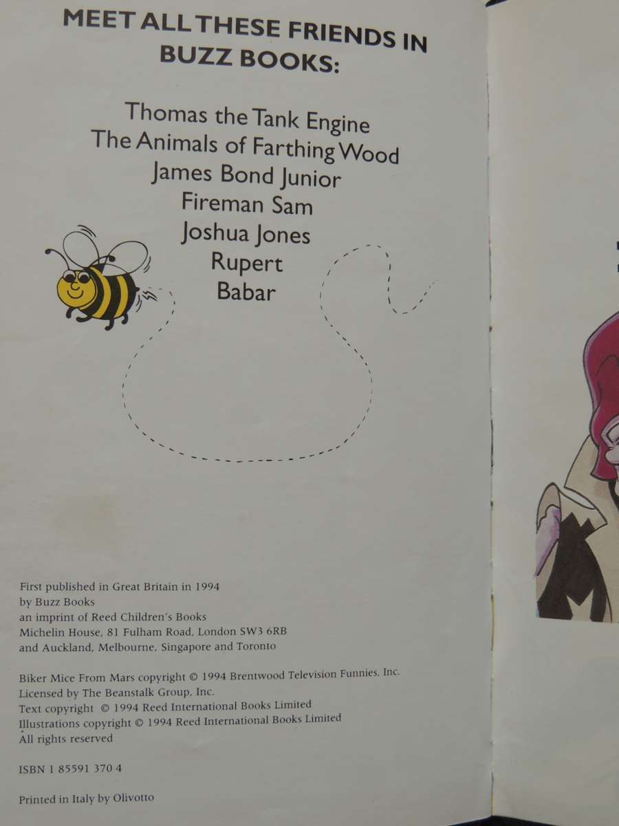 Biker Mice From Mars - Test Of Friendship - Norman Redfern