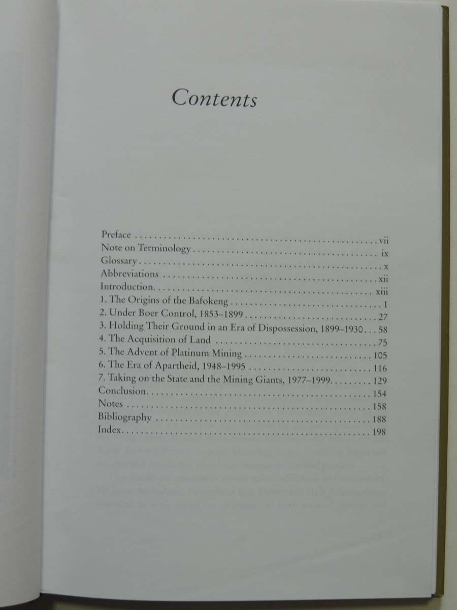 People Of The Dew, History Of The Bafokeng Of Phokeng-Rustenburg Region...- Bernard Mbenga, A Manson