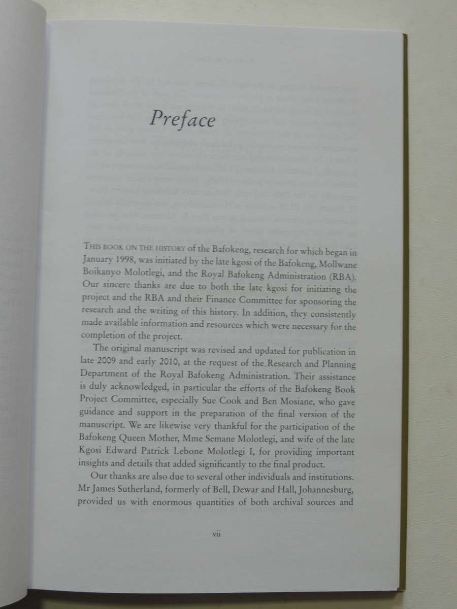 People Of The Dew, History Of The Bafokeng Of Phokeng-Rustenburg Region...- Bernard Mbenga, A Manson