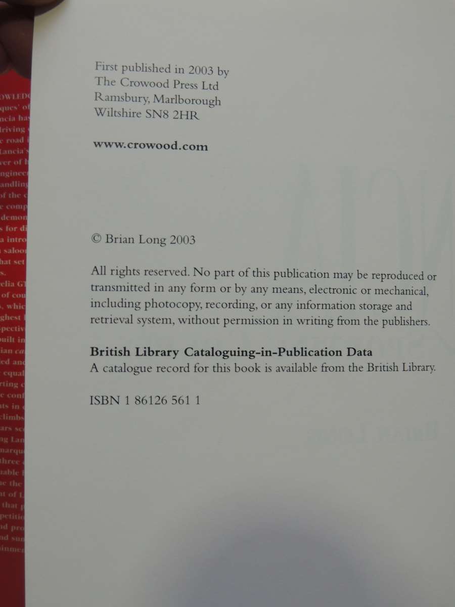 Lancia Sporting Coupes - Brian Long