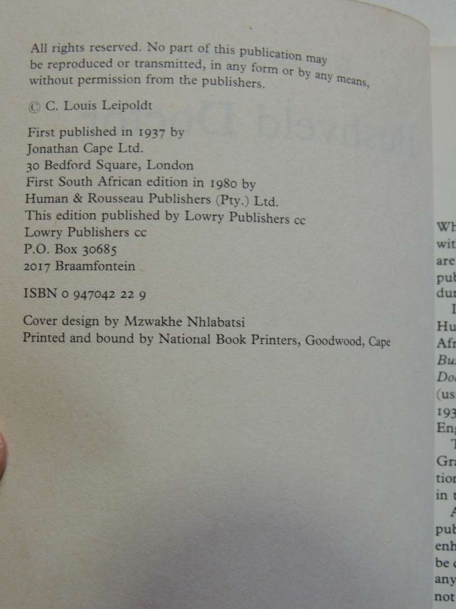 Bushveld Doctor - C. Louis Leipoldt