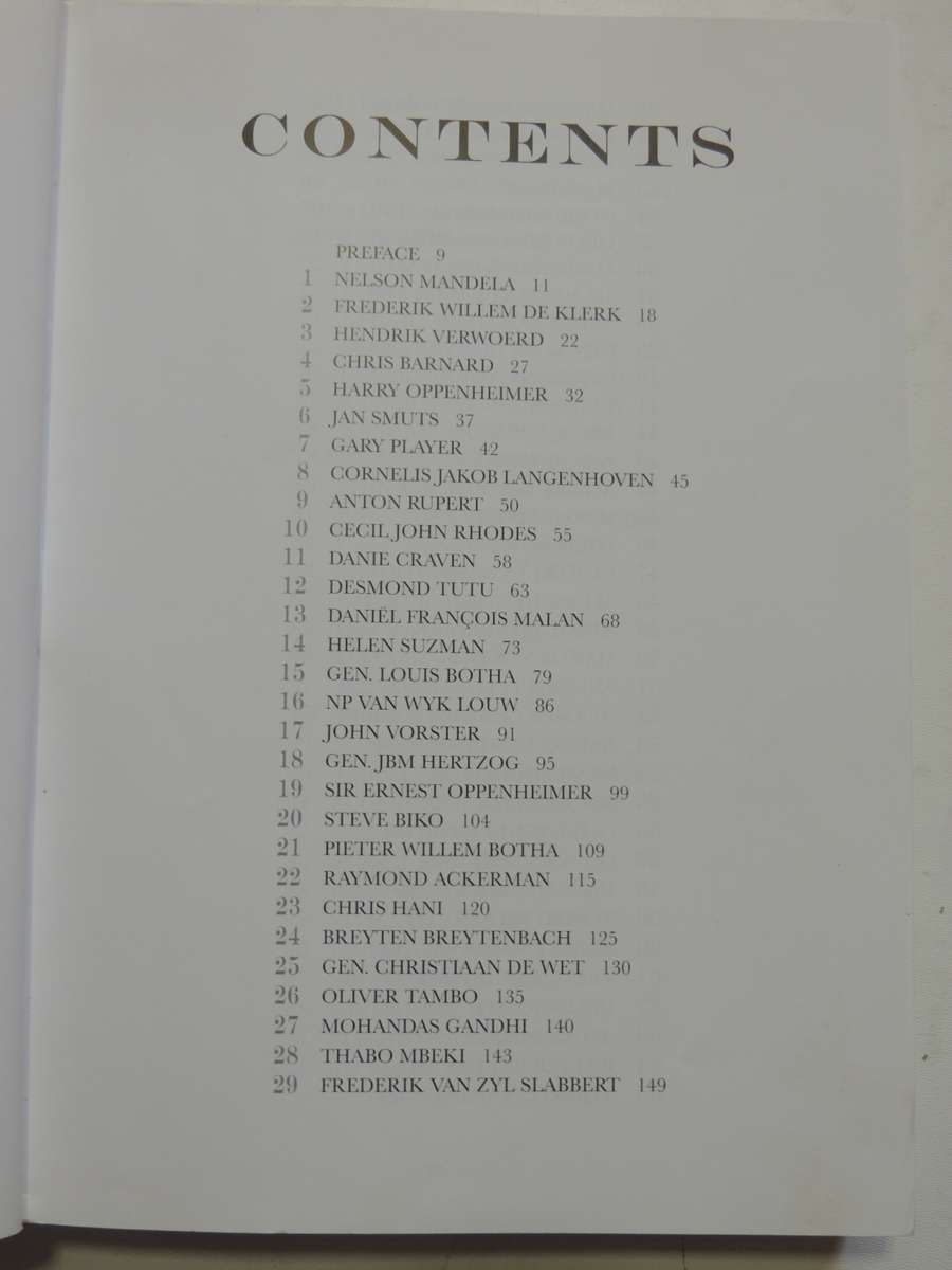 They Shaped Our Century - The Most Influential South Africans Of The Twentieth Century