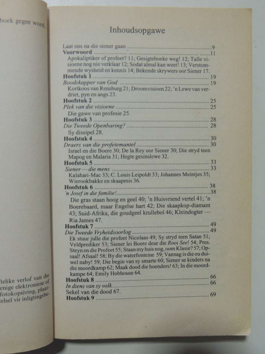 Siener Van Rensburg - Boodskapper Van God- Adriaan Snyman   AFRIKAANS