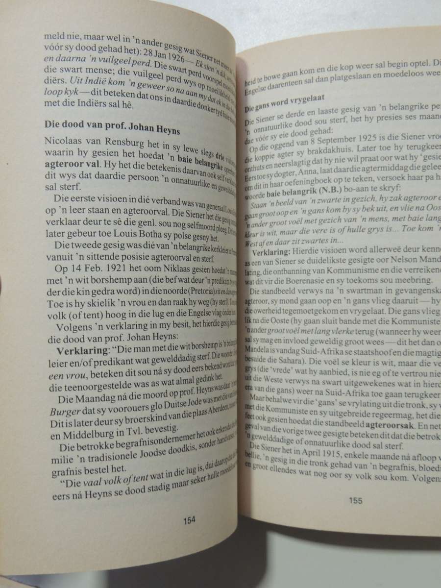 Siener Van Rensburg - Boodskapper Van God- Adriaan Snyman   AFRIKAANS