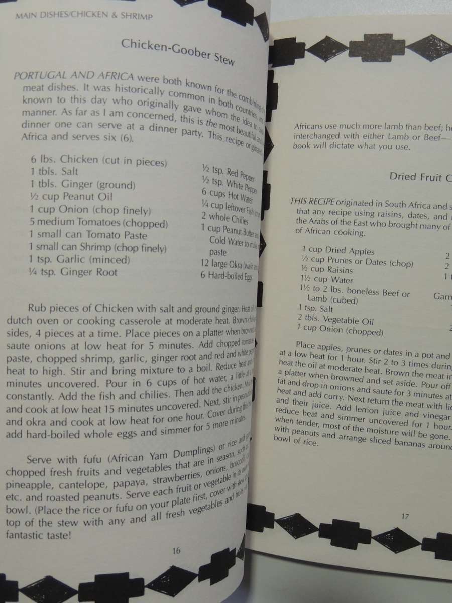 African Cookery- Annette Merson    RECIPES