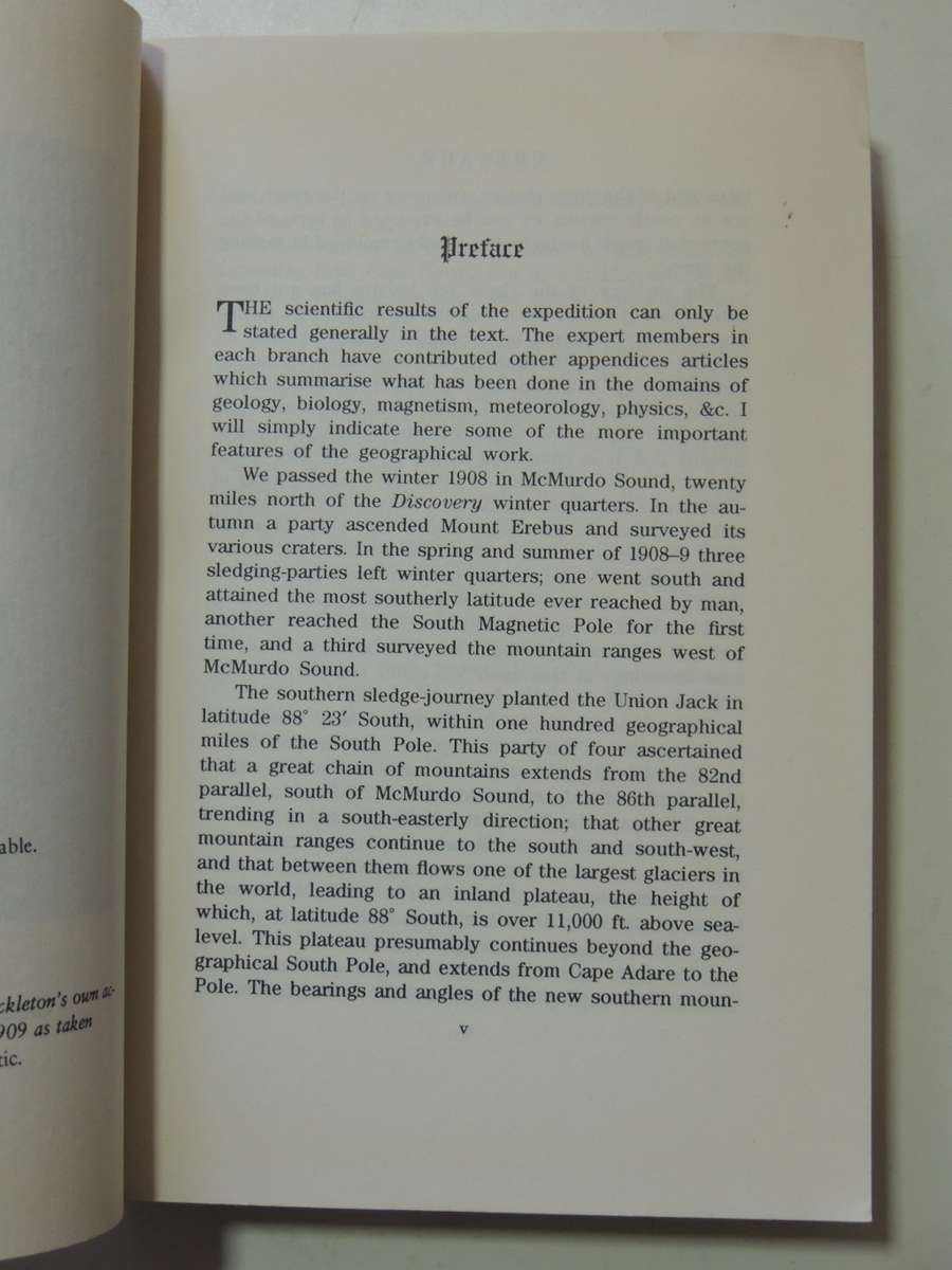 The Heart Of The Antarctic - Being The Story Of The British Antarctic Expedition, 1907-1909 Ernest
