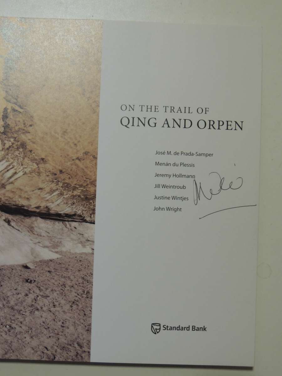 On The Trail Of Qing And Orpen Jose M. de Prada-Samper, Menan Du Plessis, Jeremy Hollmann, Jill Wein