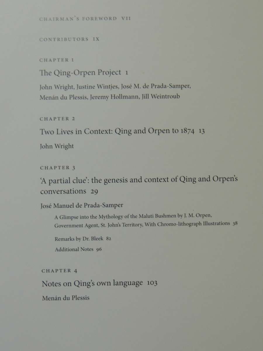 On The Trail Of Qing And Orpen Jose M. de Prada-Samper, Menan Du Plessis, Jeremy Hollmann, Jill Wein