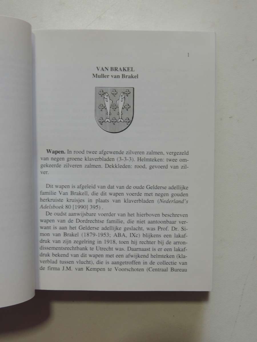 Nederland`s Patriciaat - Genealogieen Van Bekende GeslachtenIN DUTCH