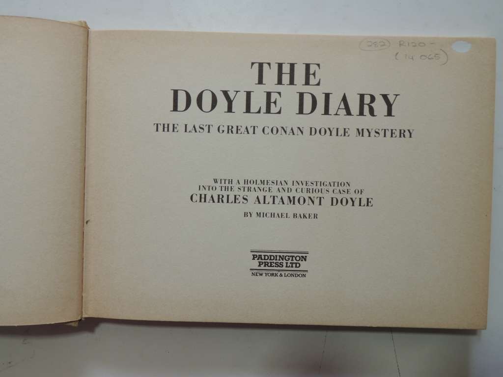 The Doyle Diary - The Last Great Conan Doyle Mystery- Michael Baker