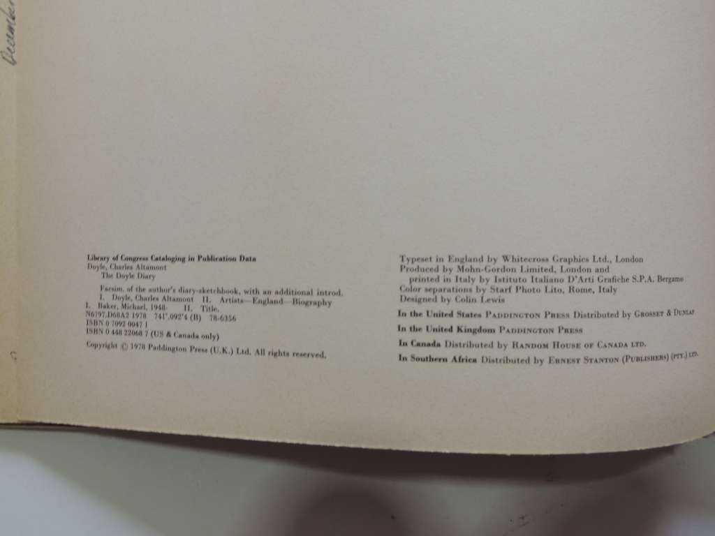 The Doyle Diary - The Last Great Conan Doyle Mystery- Michael Baker