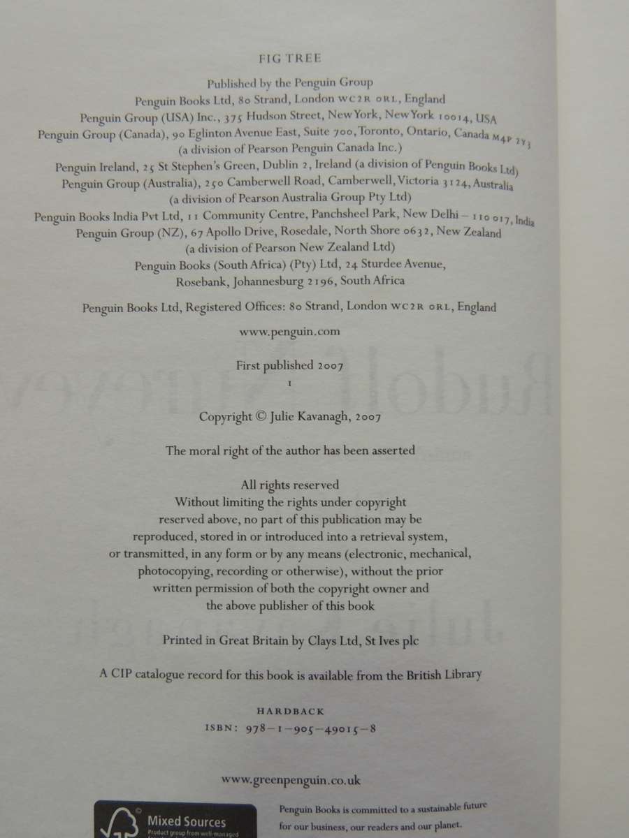 Rudolf Nureyev: The life - Julie KAVANAGH 2007