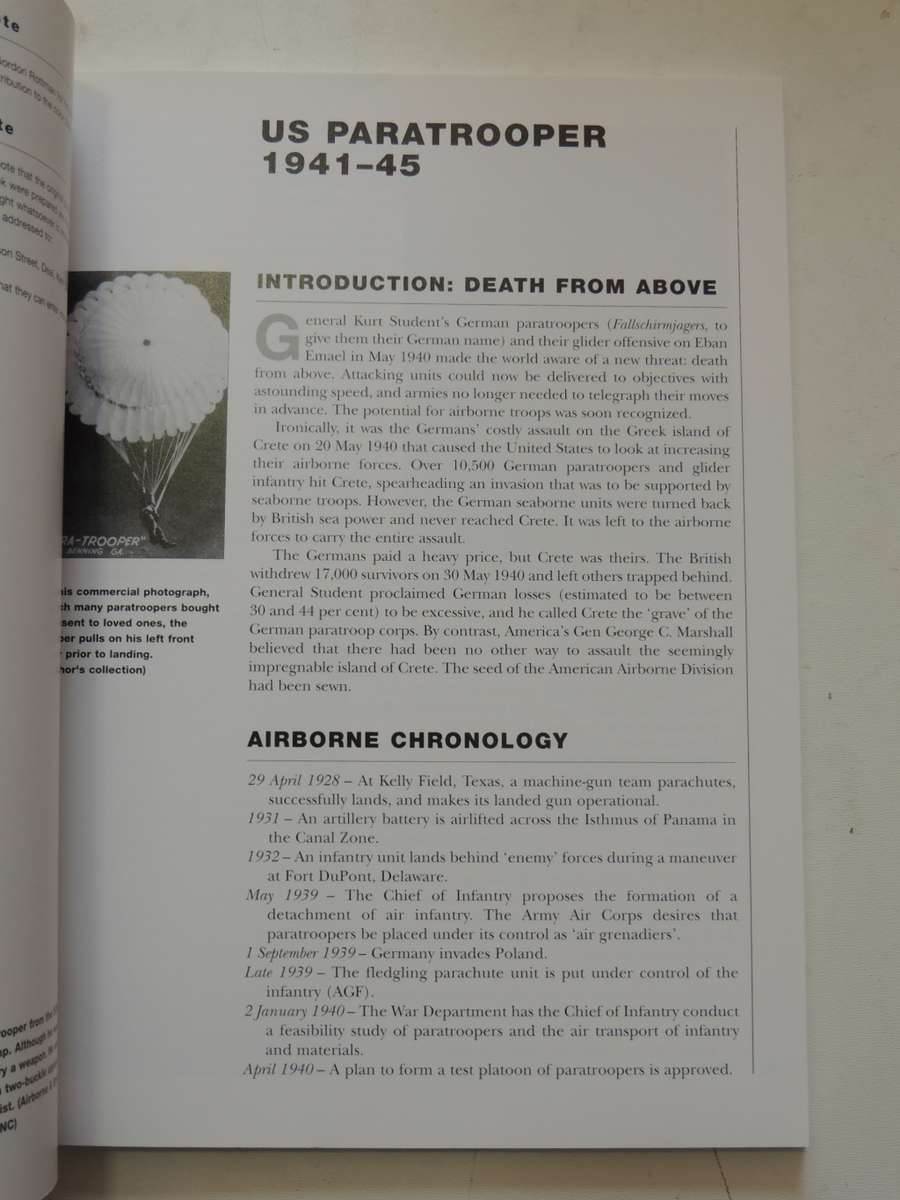 Osprey Warrior Series: US Paratrooper 1941-45 Carl Smith