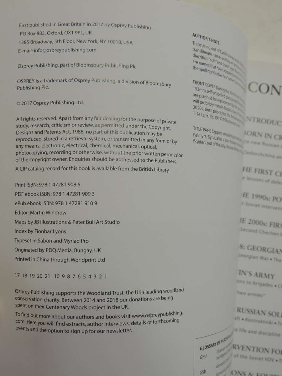 Osprey Elite Series: The Modern Russian Army 1992-2016  Mark Galeotti