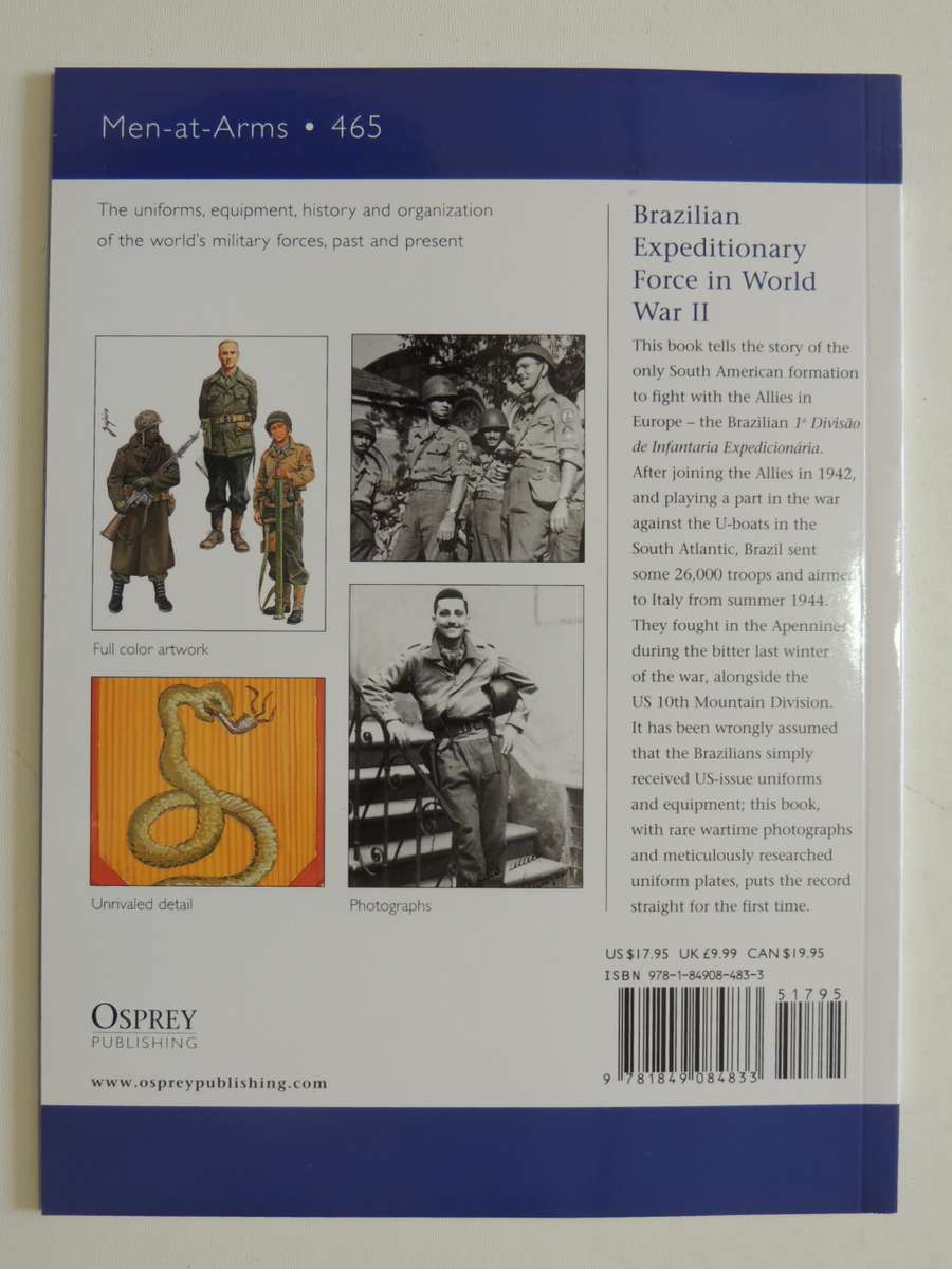 Osprey Men-At-Arms Series: Brazilian Expeditionary Force In World War II  C.C. Max