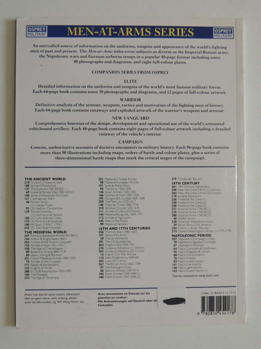 Osprey Men-At-Arms Series: The Polish Army 1939-45  Steven J. Zaloga