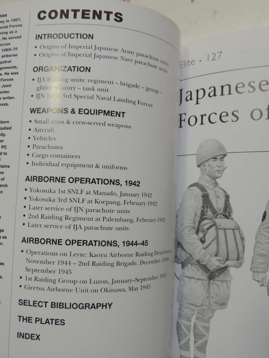 Osprey Elite Series: Japanese Paratroop Forces Of World War II  G Rottman & A Taki