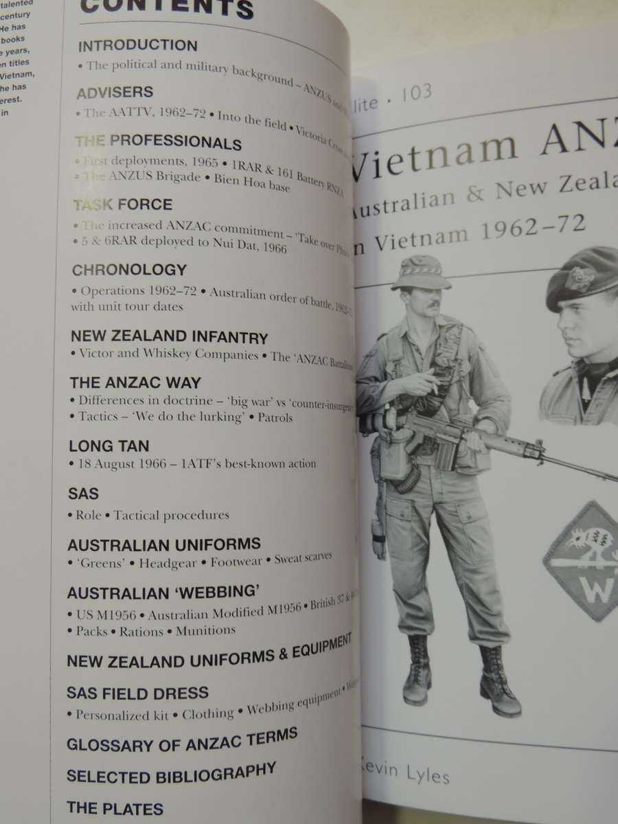 Osprey Elite Series: Vietnam ANZACs - Australian & New Zealand Troops In Vietnam Kevin Lyles