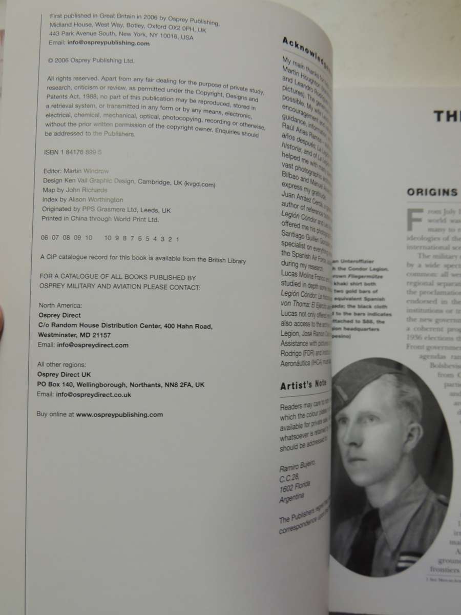 Osprey Elite Series: The Condor Legion - German Troops In The Spanish Civil War C.C. Jurado