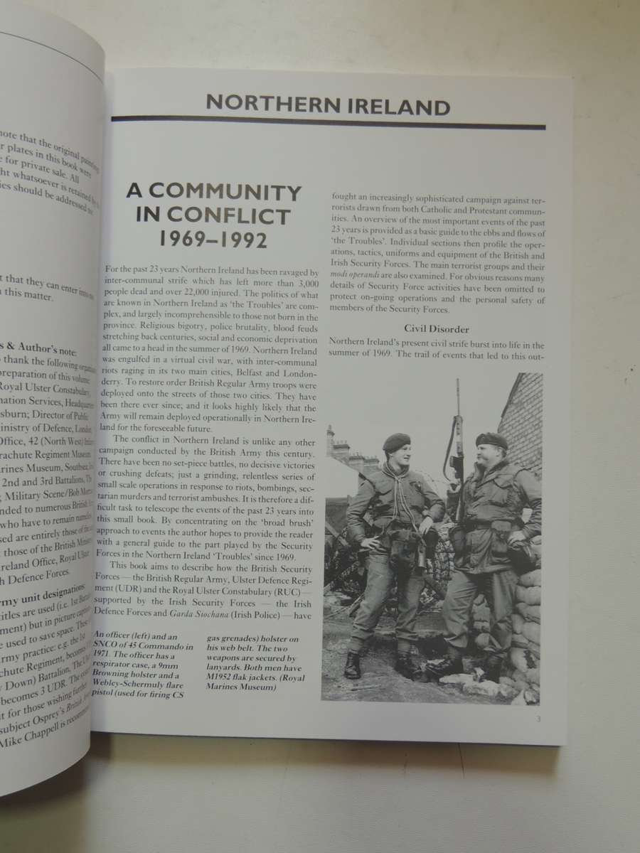 Osprey Elite Series: Security Forces In Northern Ireland 1969-92 Tim Ripley