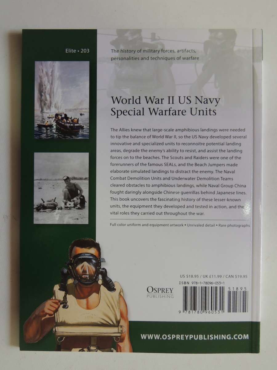 Osprey Elite Series: World War II US Navy Special Warfare Units  Eugene Liptak