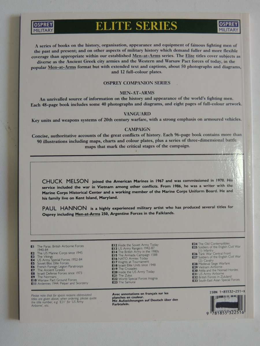Osprey Elite Series: Vietnam Marines 1965-73  Charles D Melson