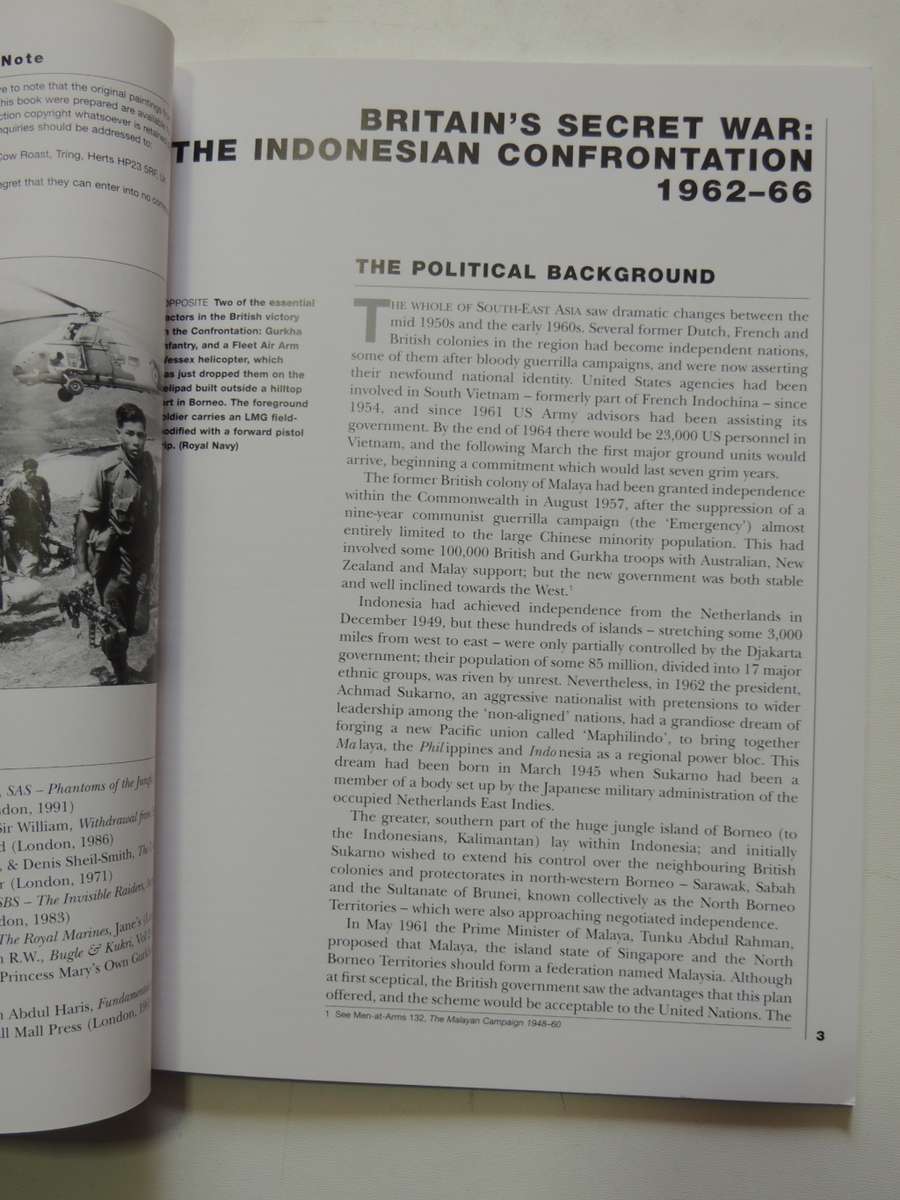 Osprey Men-At-Arms Series: Britain`s Secret War - The Indonesian Confrontation 1962-66 Will Fowler