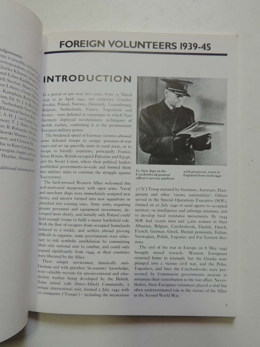 Osprey Men-At-Arms Series: Foreign Volunteers Of The Allied Forces Nigel Thomas